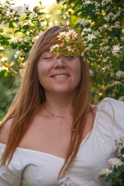 Our Wellness Director amidst nature representing our organic philosophy